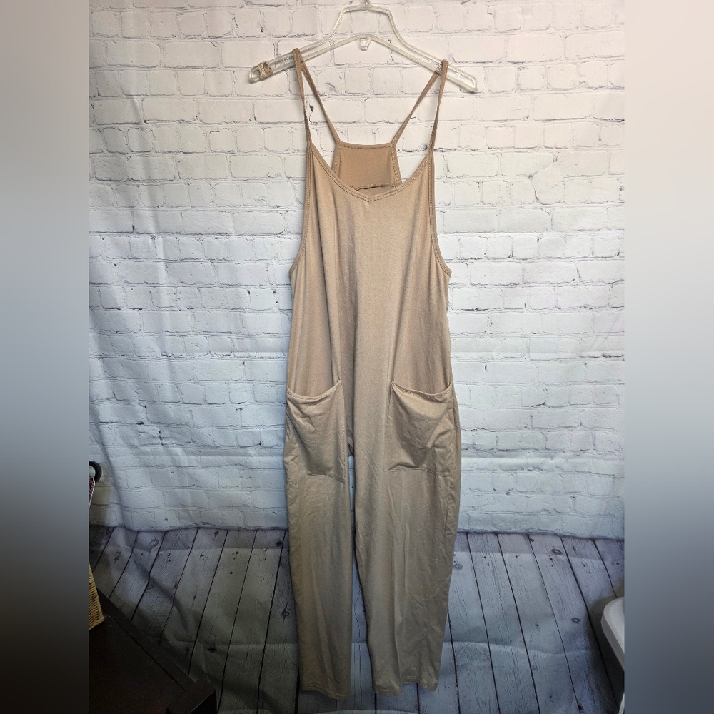 Khaki Jumpsuit Romper
